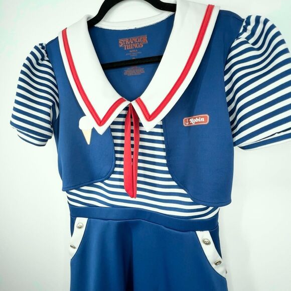 Stranger Things Robin Ahoy Dress Costume Hot Topic Small - Picture 3 of 12